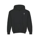 Youth Hoodie - Romans 6:7 'I Am Set Free' Christian Cross Sweatshirt Christian Hoodie for Boys