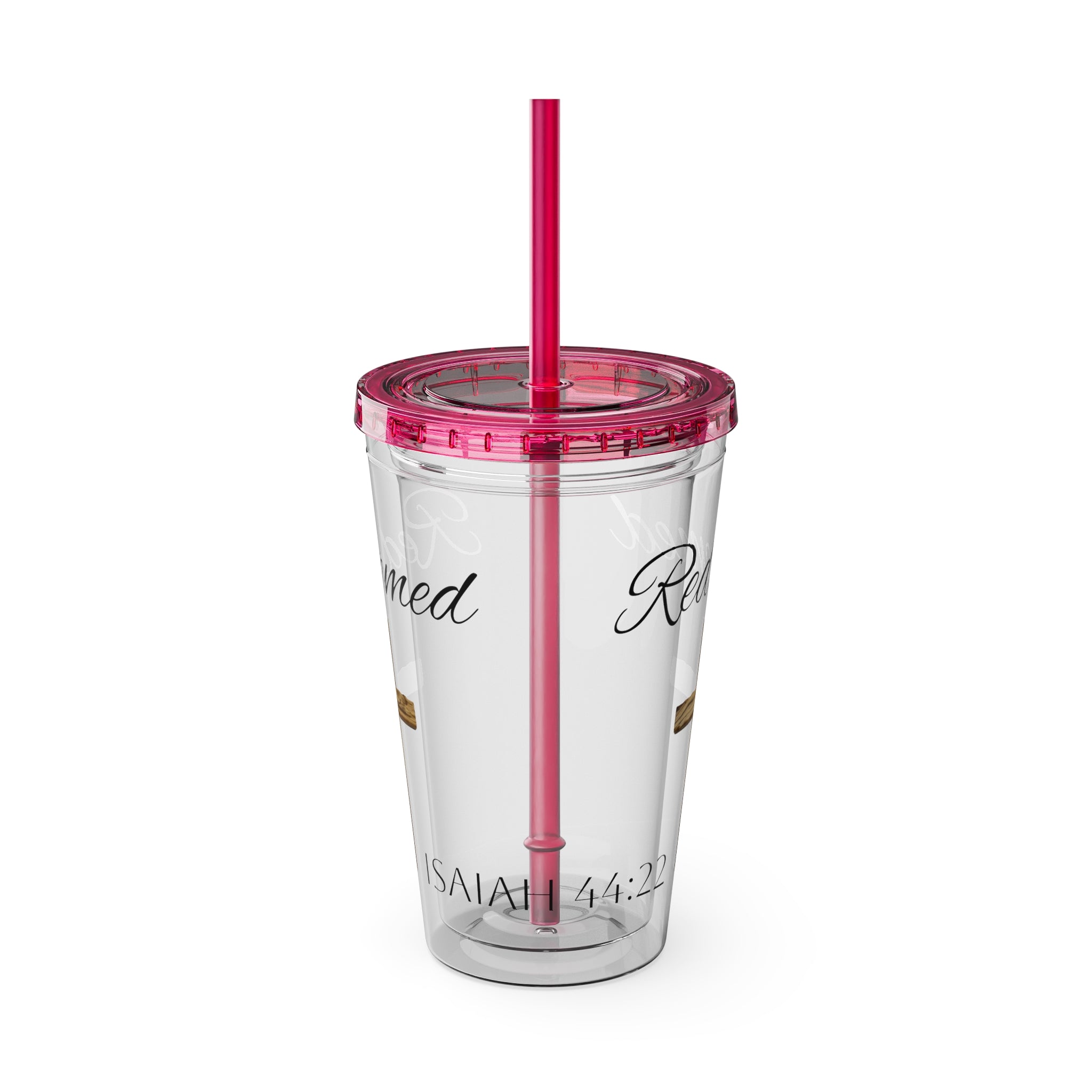 Redeemed Water Tumbler - Christian Gifts for Women Men - Faith Based Gifts