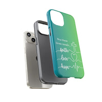 iPhone - 'Faith Love Hope' Christian Cross Protective Cover