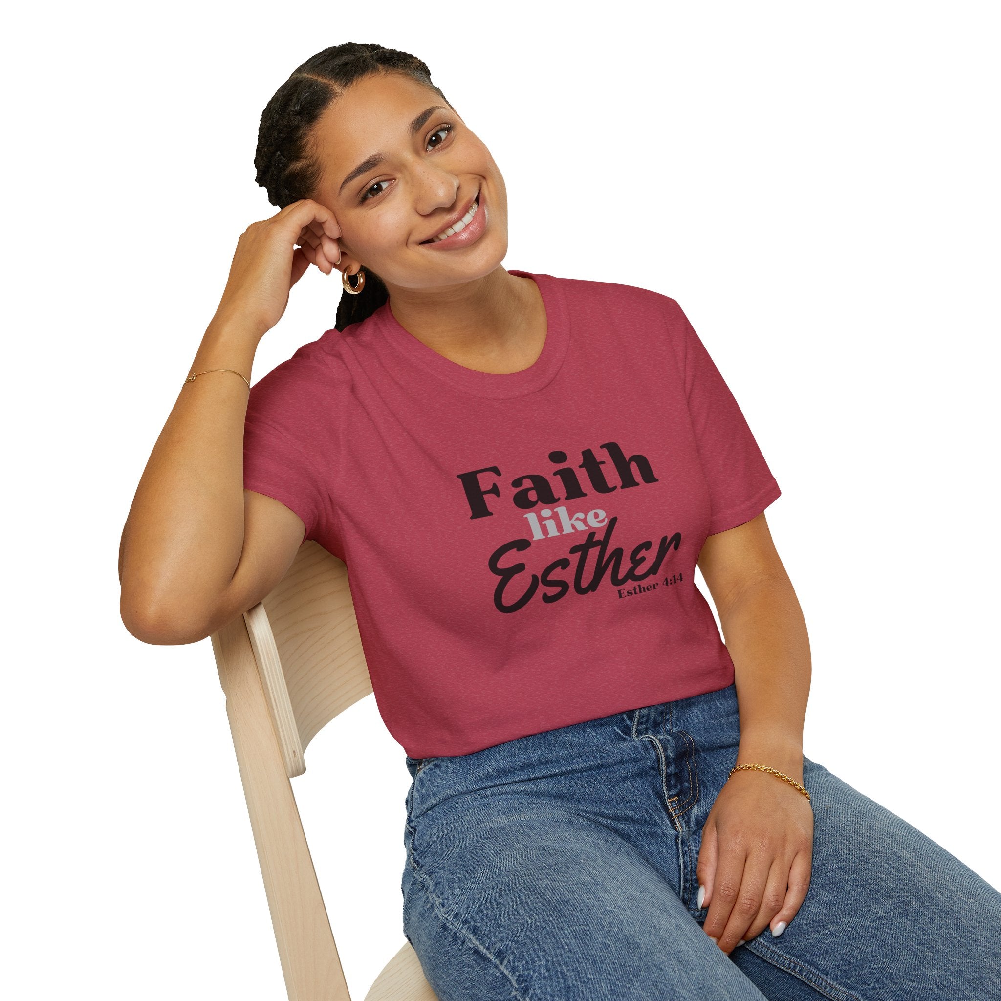 Faith Like Esther T-Shirt – Bible Verse Esther 4:14 Christian Tee