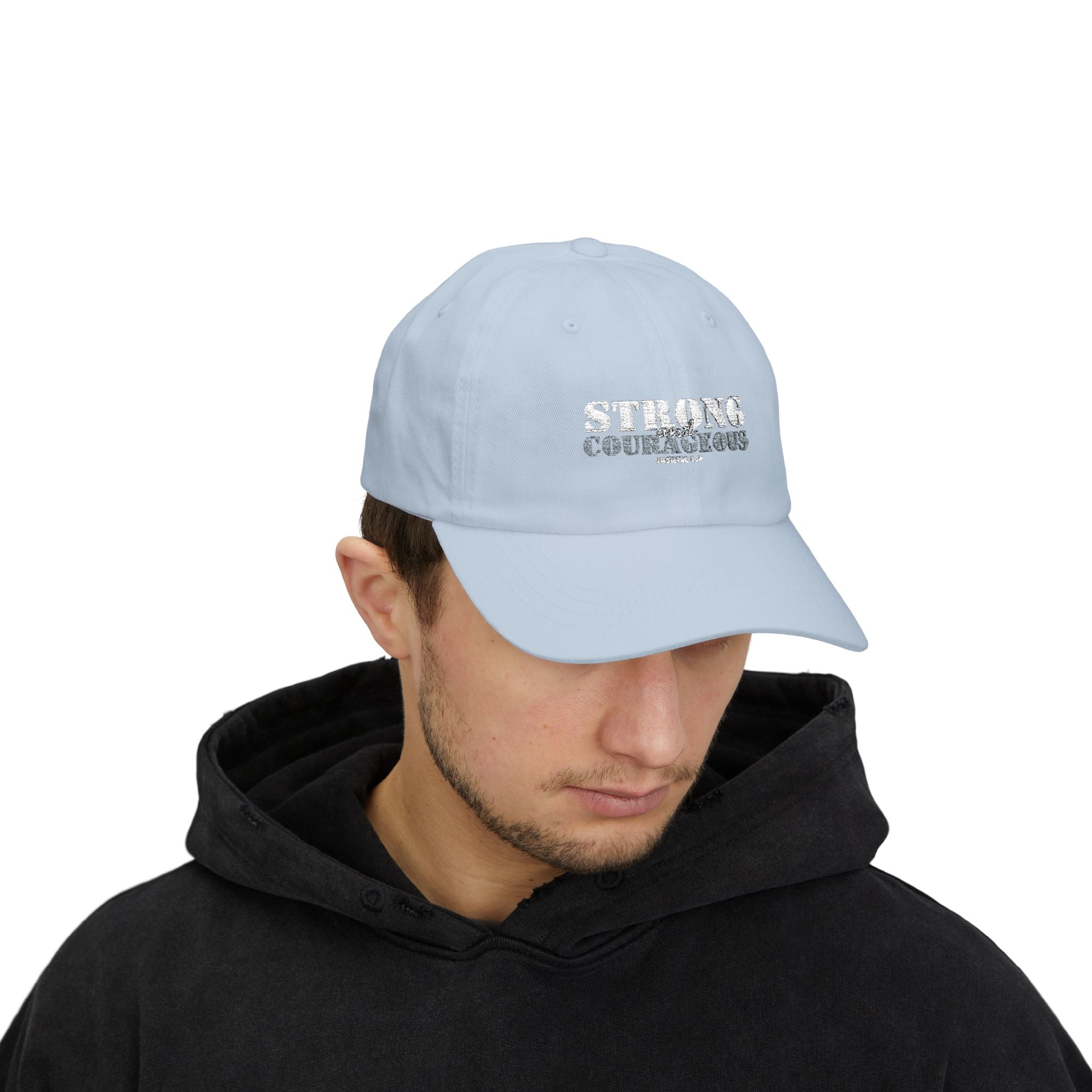 Strong & Courageous Hat — Embroidered Athletic Baseball Hat