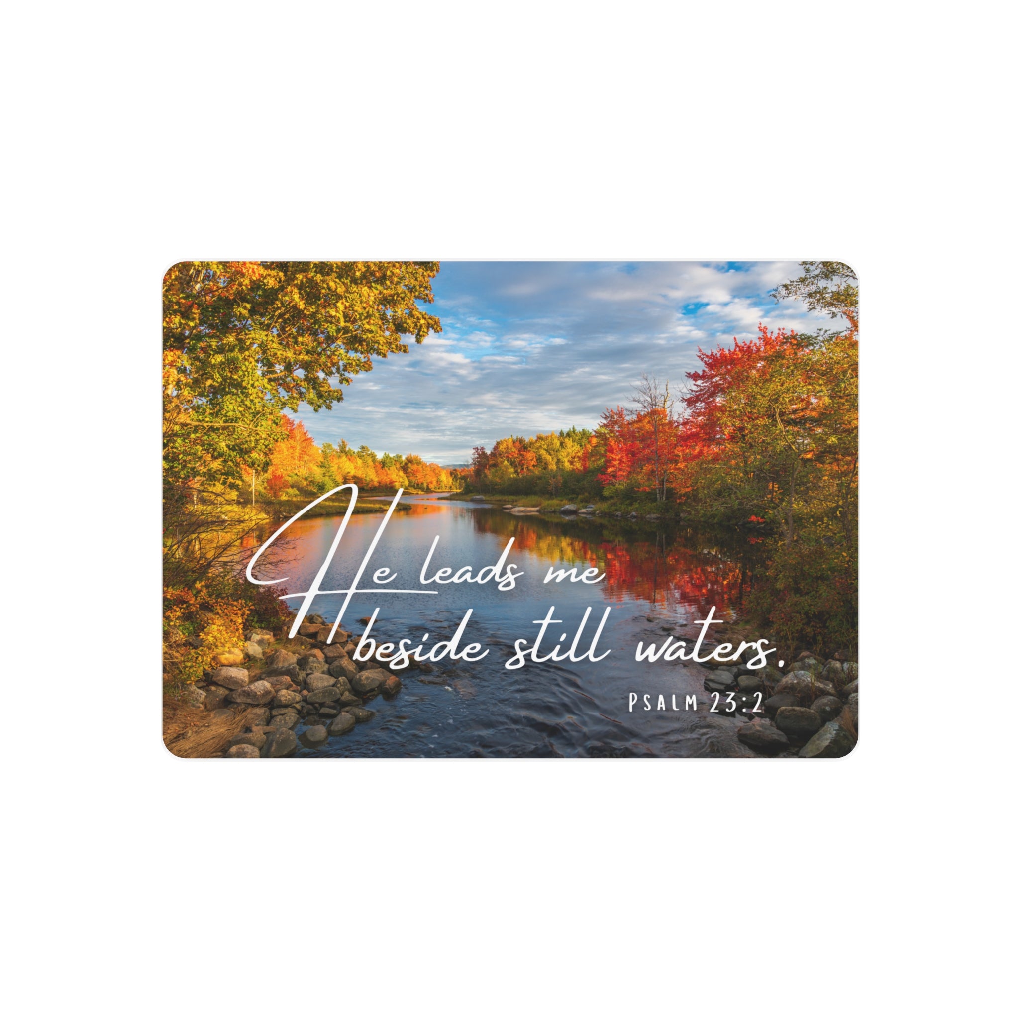 He Leads Me Beside Still Waters - Faith Wall Art - Metal - Inspirational Wall Art Christian Gifts for Women Men