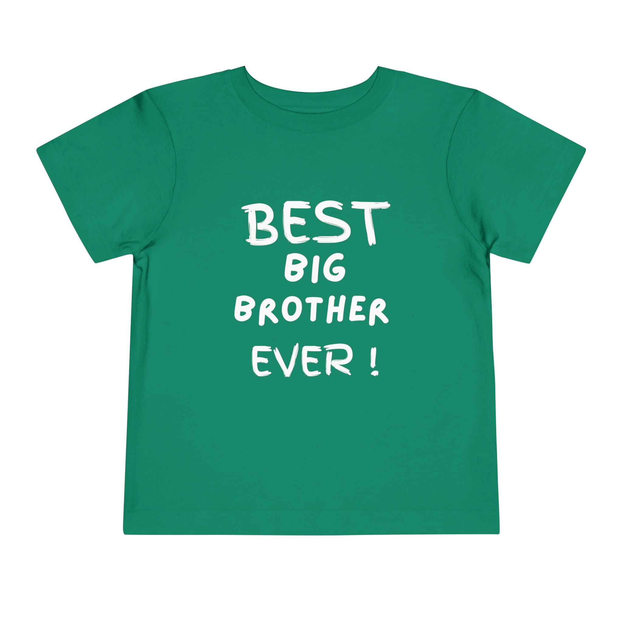 Best Big Brother Ever Toddler Tee, Cute Kids Shirt, Sibling Gift, Birthday Gift for Toddlers, Family Matching Tee, Baby Shower Present