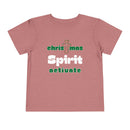 Christmas Spirit Activate Christian Christmas Shirt for Toddlers Short Sleeve Tee Christian Toddler Christmas Shirt