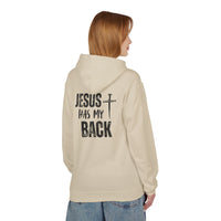 Jesus Has My Back Midweight Softstyle Fleece Hoodie