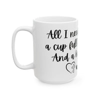 Christian Coffee Mug - Faith Gifts for Women Men All I Need is Coffee and Jesus