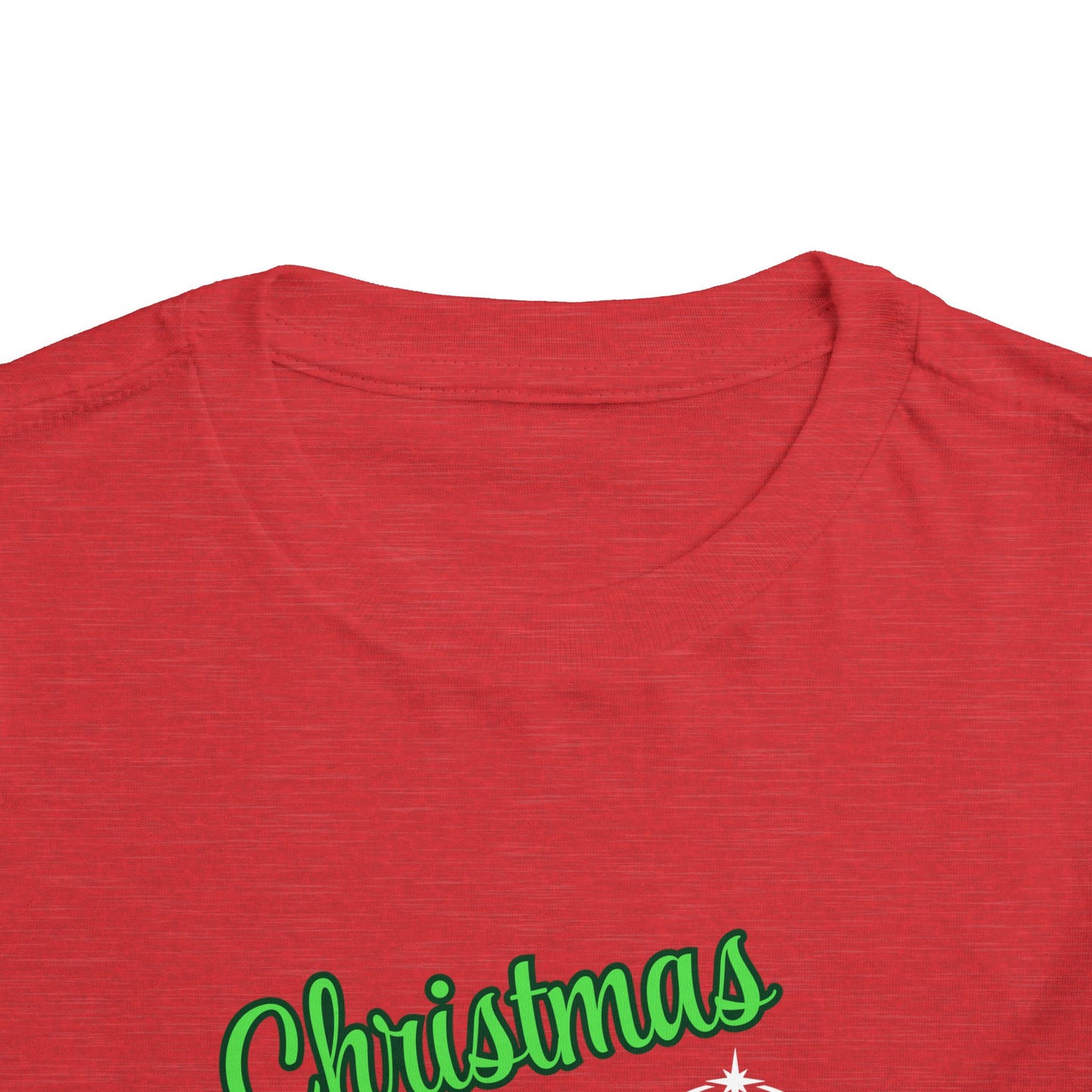 Christmas Cheer Squade Christian Christmas Shirt for Toddlers Short Sleeve Tee Christian Toddler Christmas Shirt