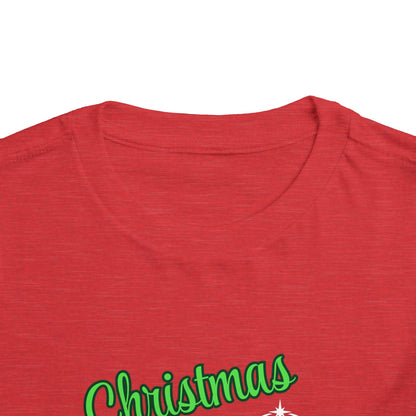 Christmas Cheer Squade Christian Christmas Shirt for Toddlers Short Sleeve Tee Christian Toddler Christmas Shirt