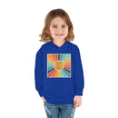 Toddler Hoodie — "Created With A Purpose" Retro Sunburst Pullover