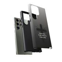 Christian Cross Phone Case — "The Way The Truth The Life" Protective Phone Cover