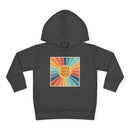 Toddler Hoodie — "Created With A Purpose" Retro Sunburst Pullover