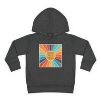 Toddler Hoodie — "Created With A Purpose" Retro Sunburst Pullover