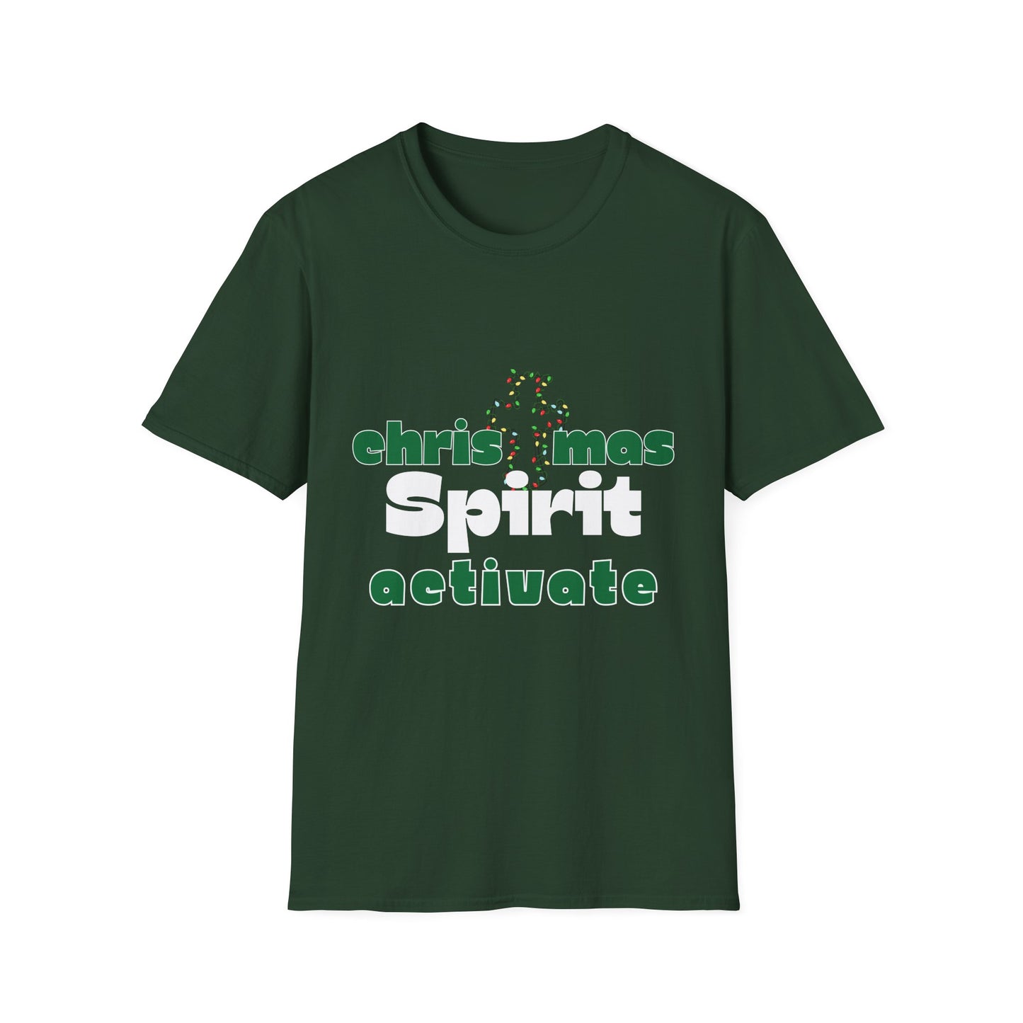 Christmas Spirit Activate Christmas shirt for women men holiday shirt