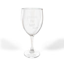 Engraved Wine Glass - Wine Gladdens The Heart Psalm 104:15 - Christian Gifts For Women Men