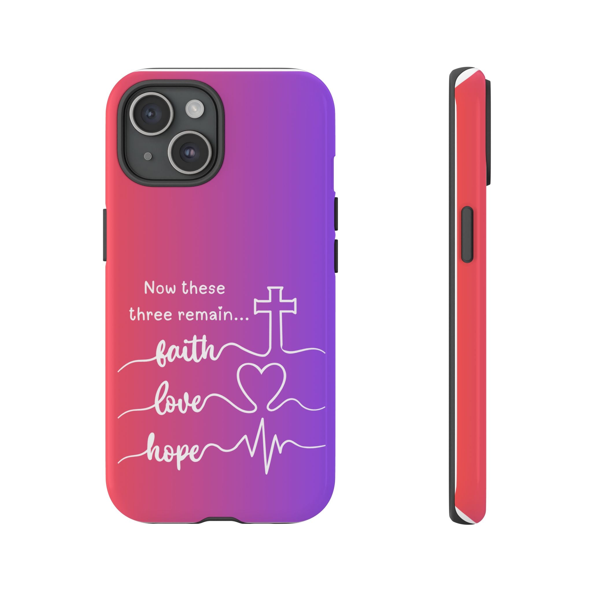 iPhone - Faith, Love & Hope Gradient Phone Case