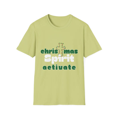 Christmas Spirit Activate Christmas shirt for women men holiday shirt