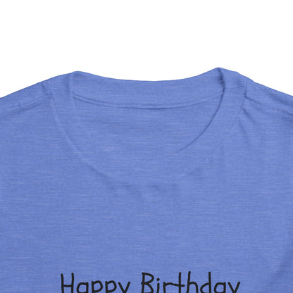 Happy Birthday Jesus Christian Christmas Shirt for Toddlers Short Sleeve Tee Christian Toddler Christmas Shirt