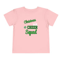 Christmas Cheer Squad Christian Christmas Shirt for Toddlers Short Sleeve Tee Christian Toddler Christmas Shirt