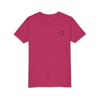 Back design - Youth Tee - "Jesus Has My Back" Christian Faith Shirt