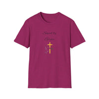 Saved By Grace Christian Shirt for Women Men Shirts for Christians