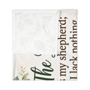 The Lord Is My Shepherd Christian Baby Swaddle Blanket