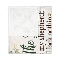 The Lord Is My Shepherd Christian Baby Swaddle Blanket