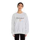 Embroidered Redeemed Psalm 77:15 Unisex Heavy Blend Crewneck Sweatshirt
