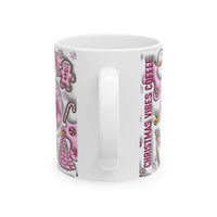 Holiday Hot Chocolate Mug – Christmas Coffee Vibes Christmas Ceramic Cup