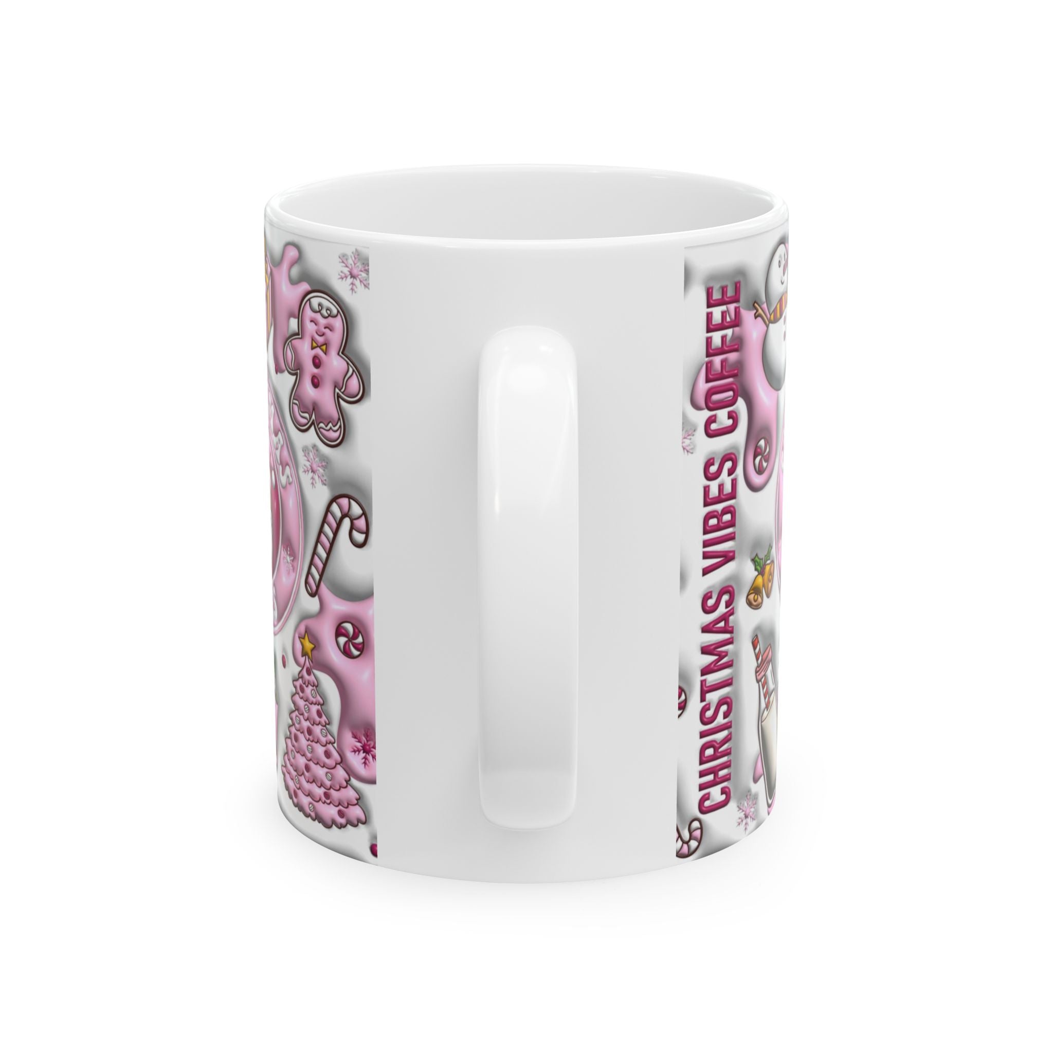 Holiday Hot Chocolate Mug – Christmas Coffee Vibes Christmas Ceramic Cup