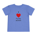 I Heart My Big Brother Short Sleeve Tee Christmas Shirt for Family