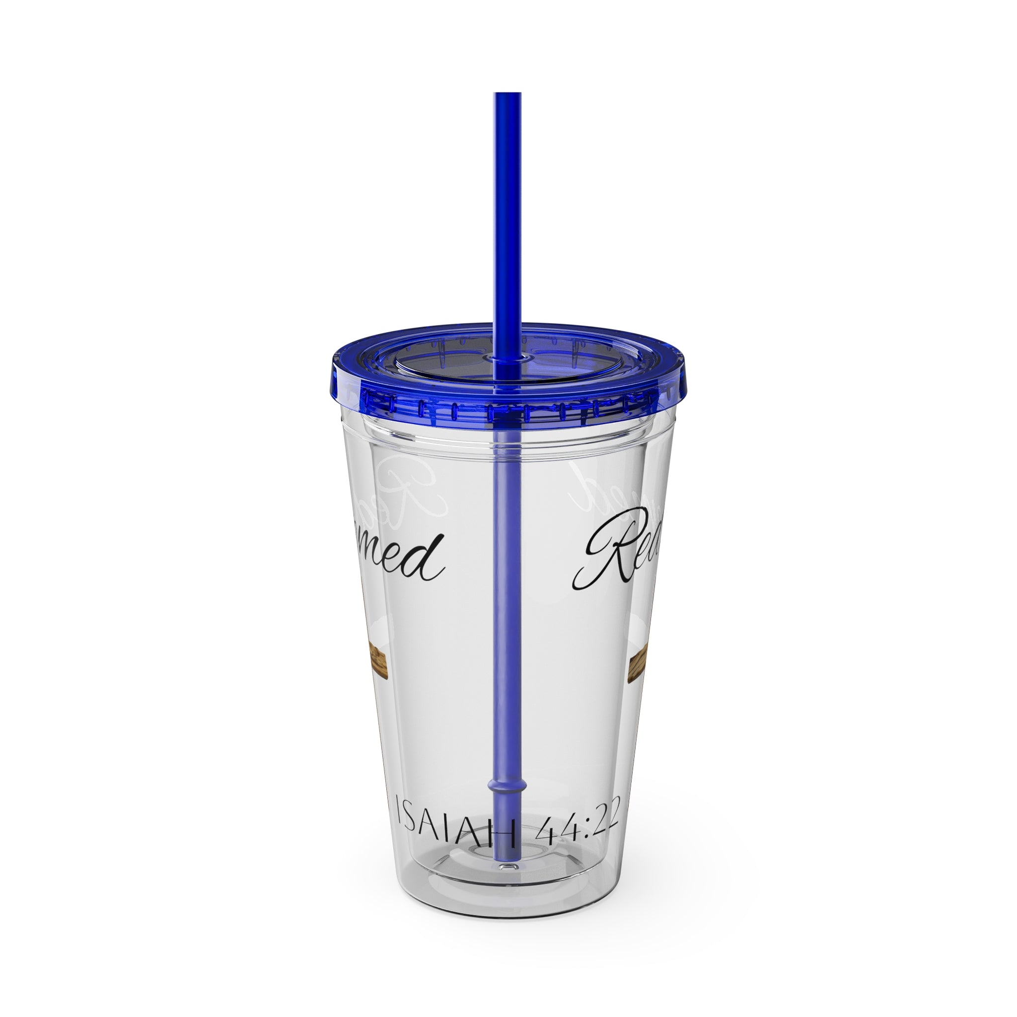 Redeemed Water Tumbler - Christian Gifts for Women Men - Faith Based Gifts