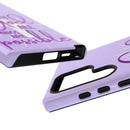 Samsung - "With God All Things Are Possible" Inspirational Purple Tough Case