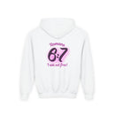 Youth Hoodie — 'Romans 6:7 I Am Set Free' Christian Faith Pullover