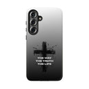 Christian Cross Phone Case — "The Way The Truth The Life" Protective Phone Cover