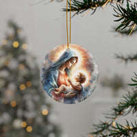 Ornament — "Mary Holding Jesus" Nativity Christmas Tree Decoration