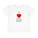 I Heart My Big Brother Short Sleeve Tee Christmas Shirt for Family
