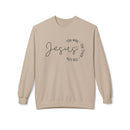 Jesus Circle Script Crewneck Sweatshirt — "Jesus: The Way, The Truth, The Life" Christian Pullover