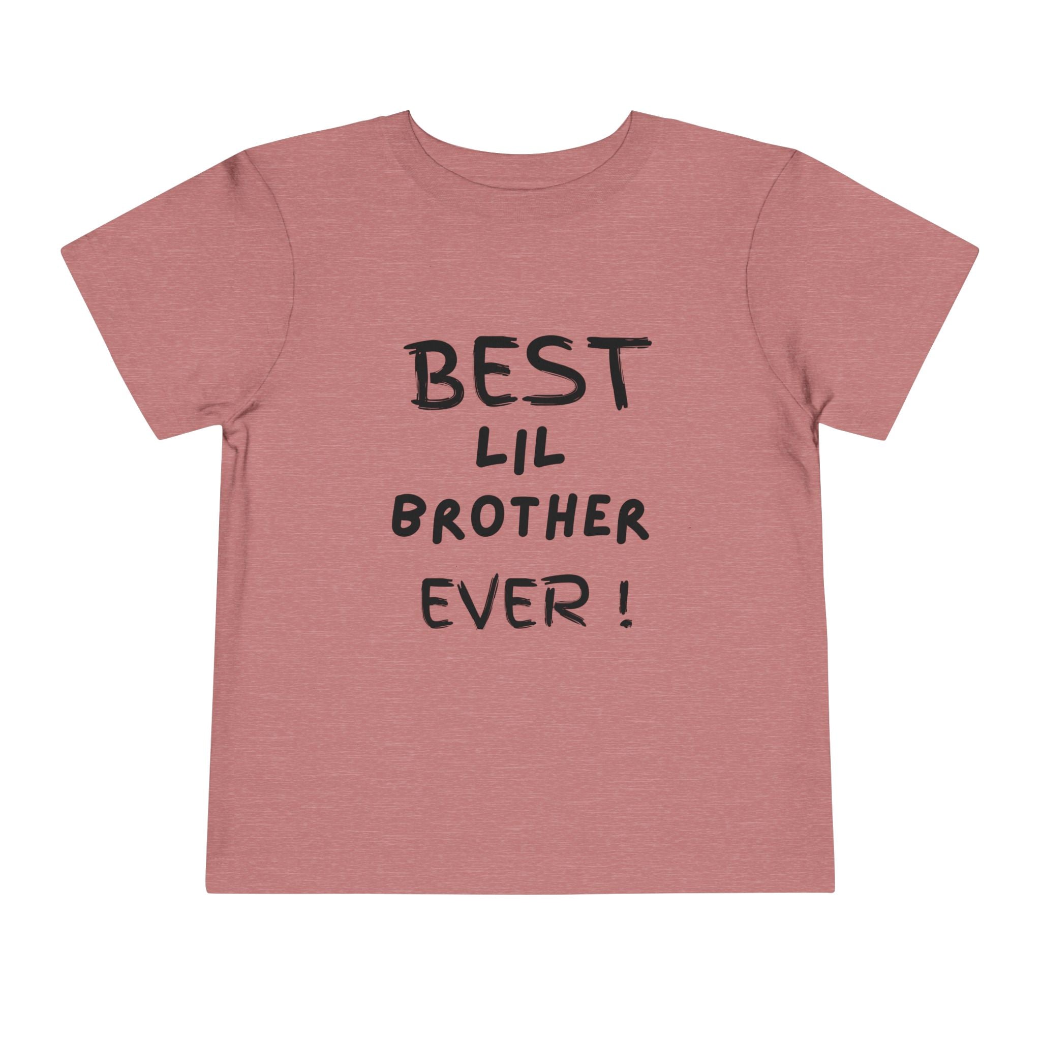Best Lil Brother Ever Toddler Tee, Cute Kids Shirt, Sibling Gift, Birthday Gift for Toddlers, Family Matching Tee, Baby Shower Present