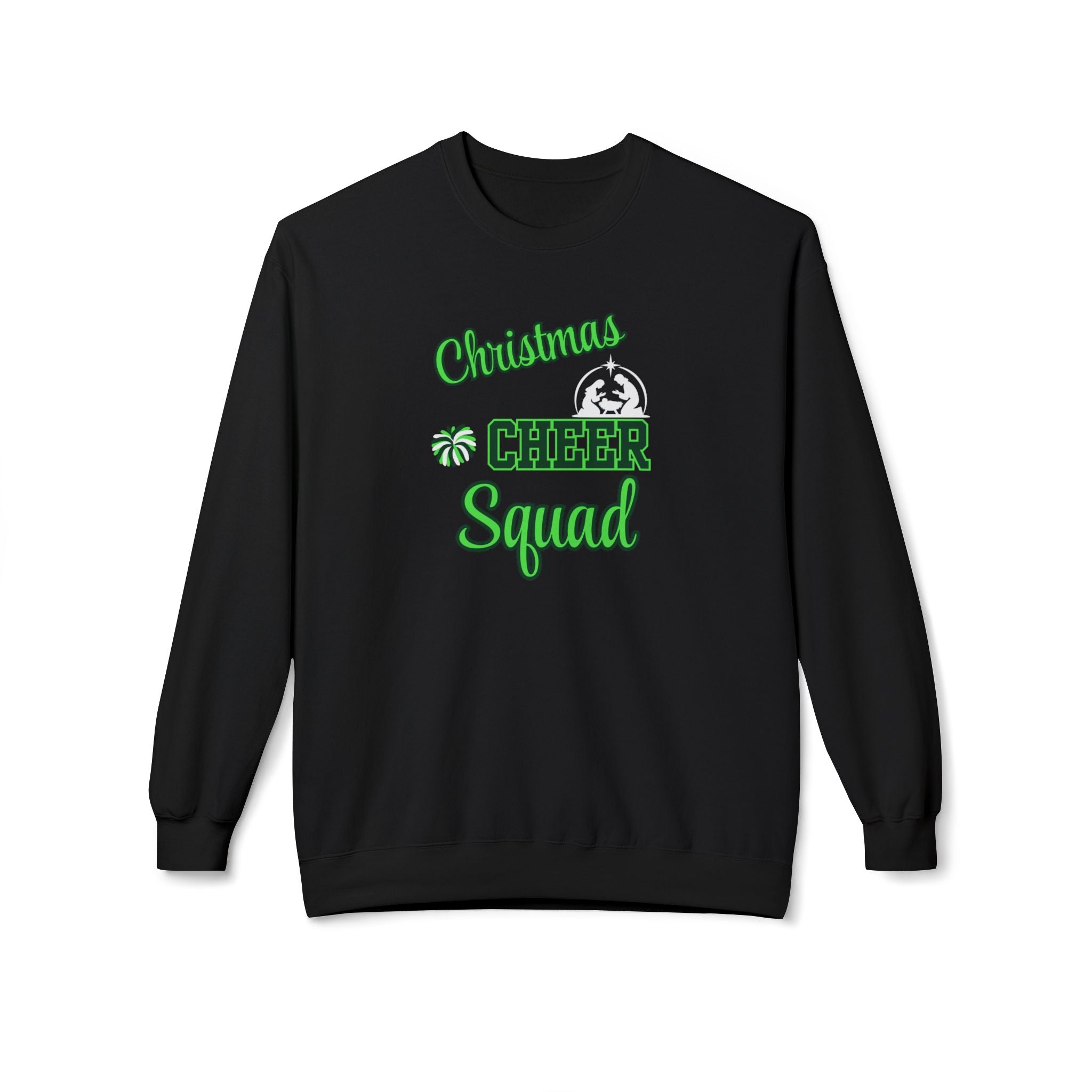 Christmas Cheer Squad Sweatshirt - Christian Sweatshirts for Women Men - Christmas Sweatshirts for Christians  - Faith Christmas Sweatshirts