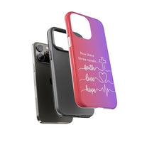 iPhone - Faith, Love & Hope Gradient Phone Case