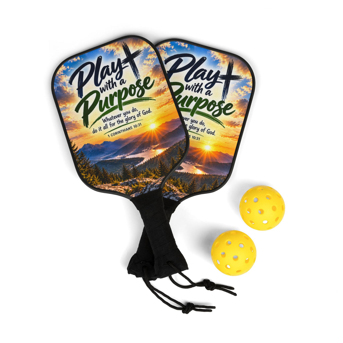 Play With a Purpose – Christian Pickleball Set