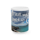 Christian Coffee Mug - Psalms 46:10 - Faith Gifts for Women Men