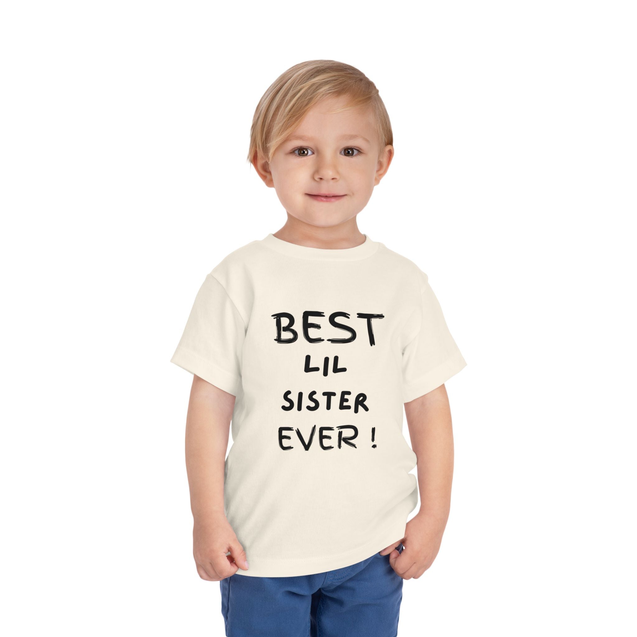 Best Lil Sister Ever Toddler Tee