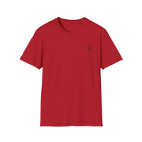 Back design - Jesus Has My Back T-Shirt — Christian Faith Cross Tee