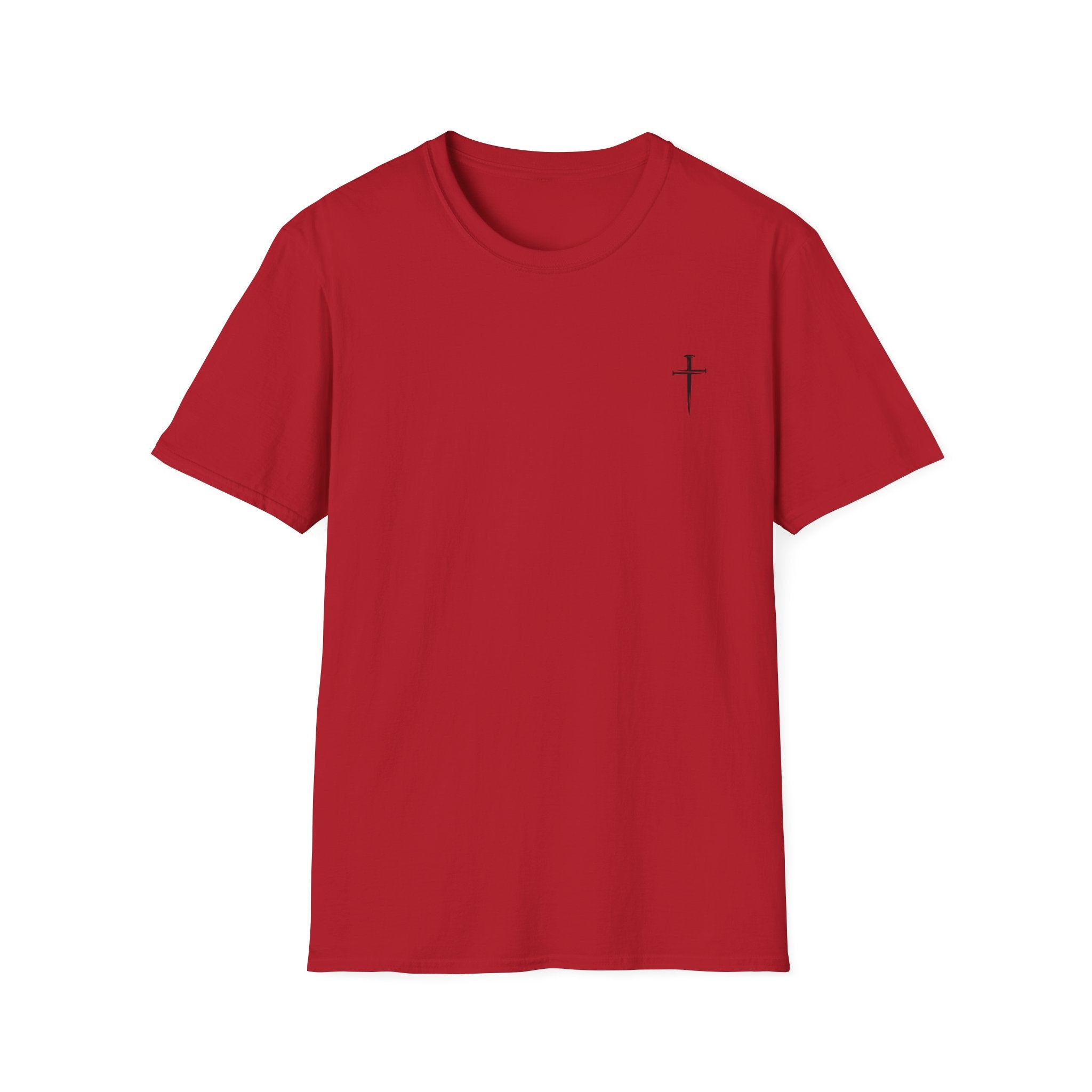 Back design - Jesus Has My Back T-Shirt — Christian Faith Cross Tee