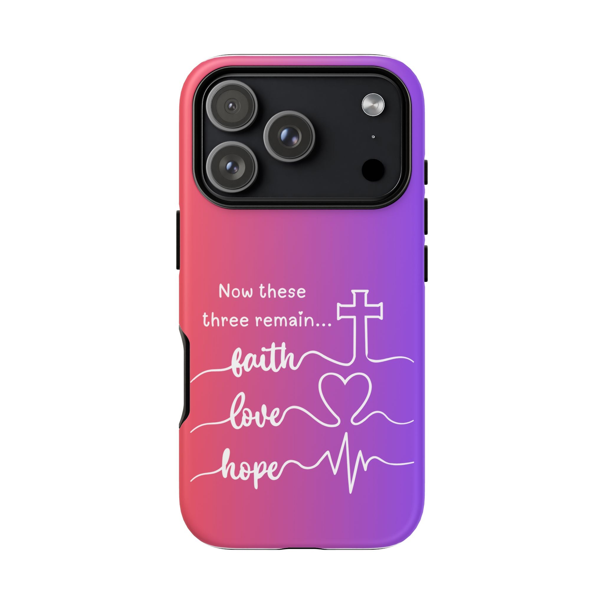 iPhone - Faith, Love & Hope Gradient Phone Case