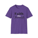 Faith Like Hannah Christian T-Shirt — Inspirational Scripture Tee (1 Samuel 1:27)