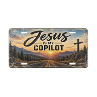 Jesus Is My Copilot Christian Vanity Plate