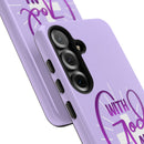 Samsung - "With God All Things Are Possible" Inspirational Purple Tough Case