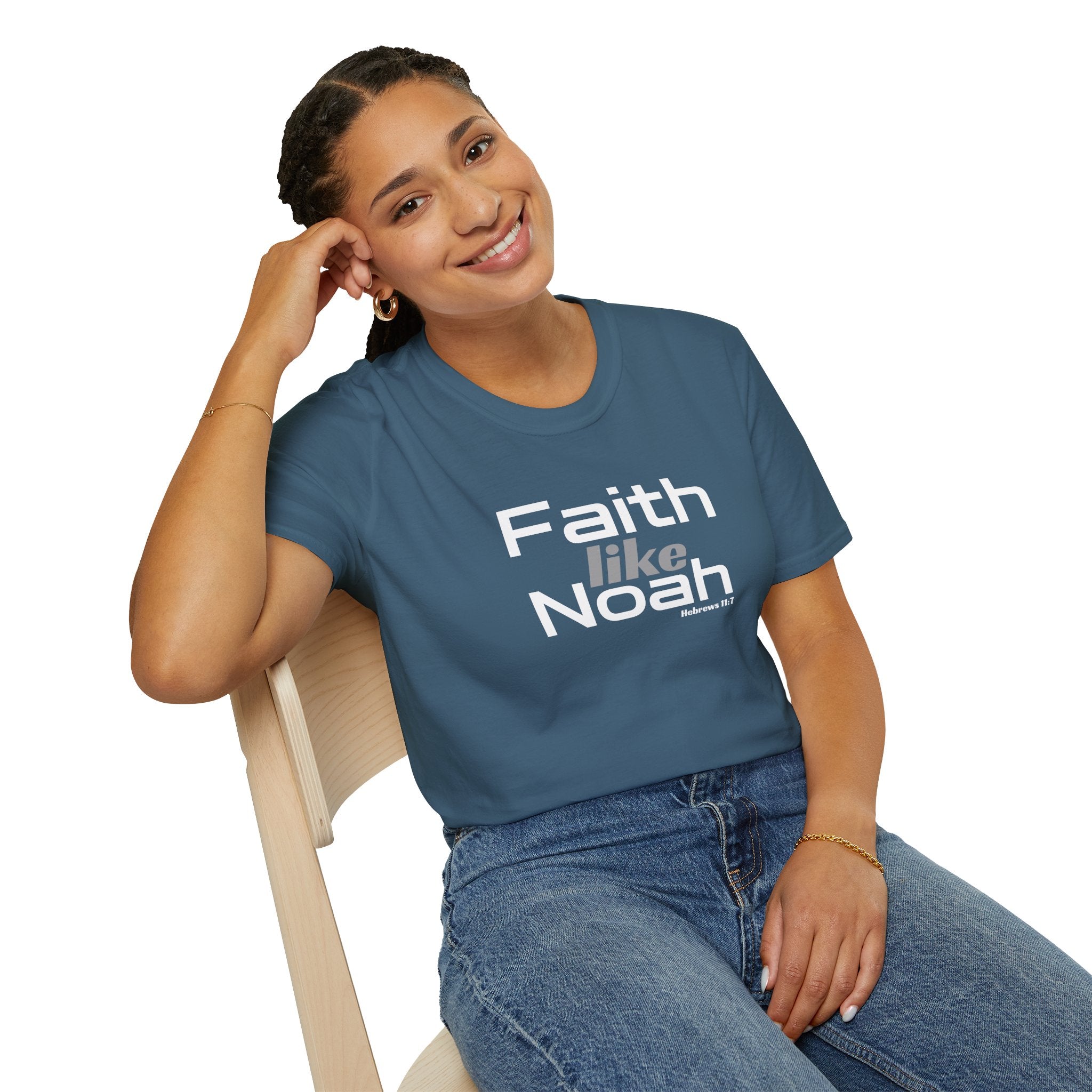 Faith Like Noah T-Shirt — Inspirational Christian Faith Graphic Tee